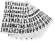 Operitacx 10 Sheets Self Adhesive Alphabet and Stickers for DIY Mailbox Decals Labels for Smooth Surfaces Durable Material for Home Address Signage