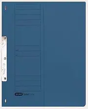 Elba 22451BL Attachable File Commercial Binding 250 g/sq. m Manila Cardboard for 200 DIN A4 Sheets, Half Front Cover, 50 Pieces, Blue Single Clip File with Commercial Binding Blue