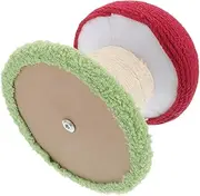 Mushroom Design Cat Scratcher Sisal Post for Kitten Sturdy Construction Pet Toy Cat Scratching Pole