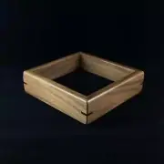 Handmade Small Wooden Jewelry Dish with Walnut and Wenge, Made in USA