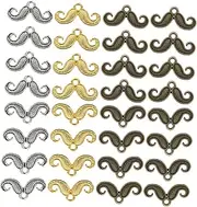 [TEHAUX] 150pcs Metal Shape Charms for Jewelry Making Diy Pendant Charms Necklace Decorative Beads