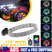 4X 15.5" RGB LED Wheel Ring Rim Light Signal Turn Brake Lights For Chevy Camaro (for: Porsche)