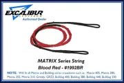 EXCALIBUR Matrix Series Blood Red Crossbow String 1992BR Authorized Dealer