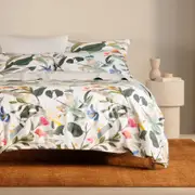 Sheridan Korbett Quilt Cover Set in White Size: Super King Cotton