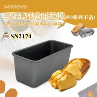 在飛比找momo購物網優惠-【SANNENG 三能】磅蛋糕模/水果條-800系列不沾(S