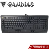 在飛比找蝦皮商城優惠-GAMDIAS 電競鍵盤 電玩 薄膜式鍵盤 RGB背光 GK