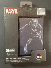 Seagate FireCuda External Gaming Hard Drive 2TB HDD [ Black Panther ] NEW