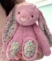 BASHFUL TULIP PINK BUNNY RABBIT Soft Sweet Stuffed Plush Toy Gift for Birthday