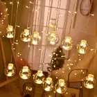 EU Plug LED String Lights Creative Ball Garland Lamp Indoor Outdoor