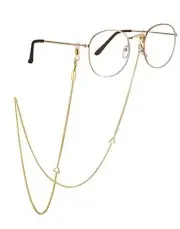 Glasses Chain, Eyeglass Strap For Women Sunglasses - 14K Gold Gold Triangle
