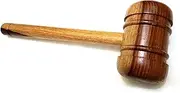 (Reguler, Cricket Bat Wooden Mallet / Hammer for Bat Knocking) - SportsYuva Cricket Bat Face Tape/Wooden Mallet for Knocking/Grip Cone/Cricket Bat Grip