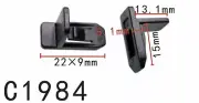 20pcs Fit MAZDA 17-18 CX-5 Front Bumper-Ornament Retainer Clip G46L50EB1