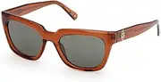 [GUESS] GU00206 Sunglasses 48N shiny dark brown 53/19/145 Men, 48n Shiny Dark Brown, 53/19/145