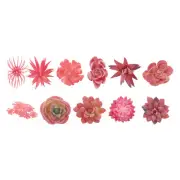 Artificial Succulents, 11Pcs Artificial Succulents Plant, Colored