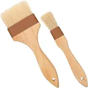 Zerodeko Set of BBQ Brushes Basting Brushes for Grilling Barbecue Baking Comfortable to Hold Handle for Outdoor Cooking