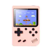 Mini Handheld Game Console with 800 Games Support TV Output Kids Gift-Pink