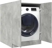 Washing Machine Cabinet Concrete Grey 70.5x71.5x91.5 cm,Washer & Dryer Accessories 28.9KG-856639