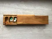 Wooden Pill Box 7 Day Nature Ornament /Travel Organizer/Pill Organiser Case