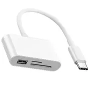 High Grade Premium 3in1 USB Type C to USB Camera Memory Card Adapter Hub