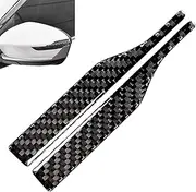 Car Mirror Strip | Carbon Fiber Decal Trim - Carbon Fiber Waterproof Decal for All Models Automobile