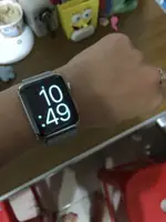 APPLE WATCH 38MM 第一代米蘭不鏽鋼錶帶，藍寶石鏡面， 95成新，原廠購入，配件齊全