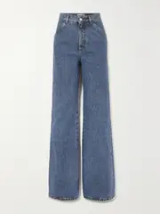 [Chloé] Chloé - + Net Sustain Recycled High-rise Wide-leg Jeans - Blue - FR 40 FR 40 Blue