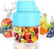 Personal Portable Blender, Small Kitchen Appliance for Shakes and Smoothies with 20oz Cup, Lid and Shoulder Strap, Type-C USB Rechargeable, Dishwasher Safe Parts, Dark Pink Juice for Gym Travel