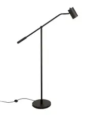 Abraham + Ivy Willis Blackened Bronze Pharmacy Floor Lamp With Boom Arm NoSize