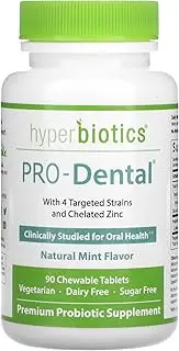 Hyperbiotics PRO-Dental, 90 Chewables