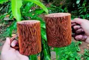 wood cups and bowls,wooden cups