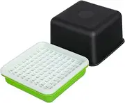 Gogogmee 1Set Sprouter Tray Gardening Tray for Home Propagation Durable Plant Nursery Container with Cover Oxygenated Water for Enhanced Growth for Balcony Vegetable Garden