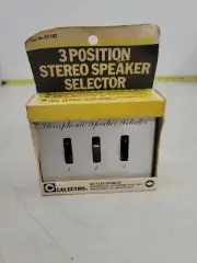 Brand New Calectro three position stereo speaker selector stereophonic selector