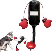Cat Punching Bag Toy, Kitten Punching Bag Toy, Punching Bag with Gloves Cat Toy, Boxing Punching Bag Cat Toy, Mini Punching Bag Cat Toy, Cat Boxing Gloves Toy, Boxing Punching Bag Catnip Toy (1pcs)
