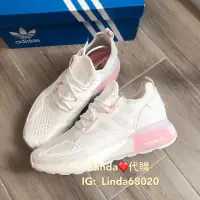 在飛比找蝦皮購物優惠-Linda❤️代購 Adidas 現貨 愛迪達 白色 粉紅 