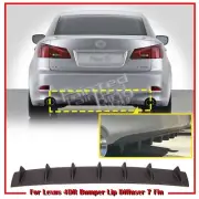 Unpaint Fit For Lexus IS250 IS350 ISF 2nd 4D Sedan DTO Rear Bumper Lip Diffuser (for: Lexus)