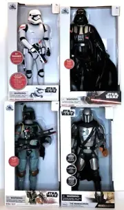 Disney Mandalorian/Boba Fett/Darth Vader/Storm Trooper Talking Action Figure SET