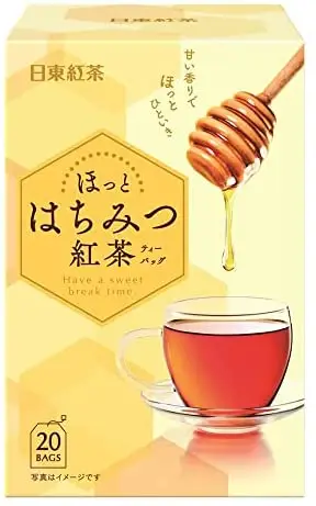 日本原裝 三井農林 日東紅茶 蜂蜜紅茶 20袋x2盒/組 沖泡 茶包 團購【小福部屋】