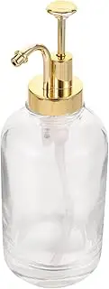 VINTORKY Glass Lotion Bottle Pump Soap Syrup Dispenser Pump for Kitchen Home Bar Supermarket