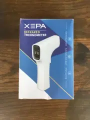 Infrared Digital Thermometer Touchless Forehead No Contact AAA Batteries LCD