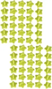 [TEHAUX] 200 pcs Green Backing Caps Uniform Rubber Badge Buckle Shape Bases of Shaped Cap Tie Clutch Safety Backs Clasp Lapel Keepers Replacement Tools Hat Back