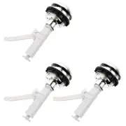 3 Pcs Bolts Water Tank Button Single Flush Toilet Accessory