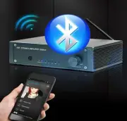 Bluetooth Audio Power Amplifier 100W 2 Channel Mini Hi-Fi Stereo SAMTRONIC NEW