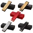 Grade 10 Holes 20 Tones Harmonica,C for Key Harmonica with for
