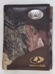 ZEP PRO Auburn Tigers MOSSY OAK Camo Trifold Wallet TIN BOX