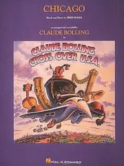 Chicago for Flute Guitar Piano Bass Set of Parts Claude Bolling Jazz Sheet Music