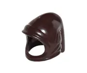 NEW LEGO - Headgear - Castle - Hood Farmer's Cowl Cloth Dark Brown - Blacksmith