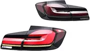 Car Lights LED Rear Tail Lamps ，Compatible With BMW F10 F18 2010-2017 525i 530i Sequentail Turn Signal(WHITE left 7pin)