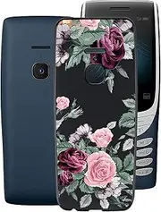 [WXPPJ] Black Silicone Protective Case for Nokia 8210 4G (2.8 Inches), Soft Bumper Case Bumper Anti-Scratch Phone Case Cover for Nokia 8210 4G - YQ12