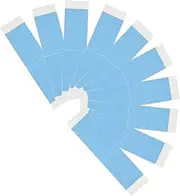 Baluue 10pcs Wig Patch Double Side Tape Clear Double Sided Tape Waterproof Tape Double Sided Adhesive Tape Wig Tape Hair Ribbons Waterproof Stickers Hair Extensions Tape Pu Sky-Blue
