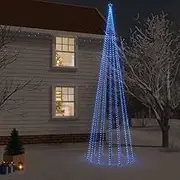 VRAXO Christmas Tree with Spike Blue 1134 LEDs 800 cm -11.7KG,343747